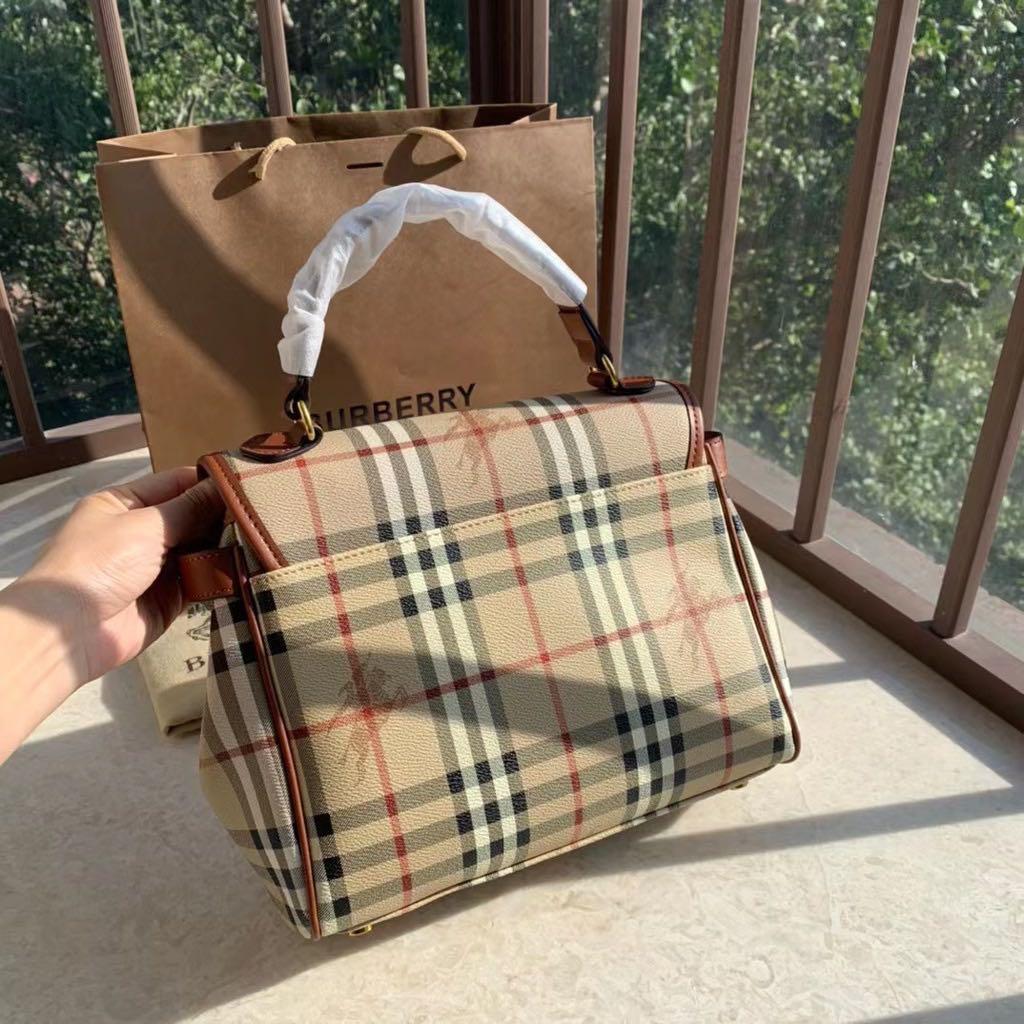 Burberry New Vintage collection classic printed pattern exquisite large cap Luxury Bags Wallets on Carousell
