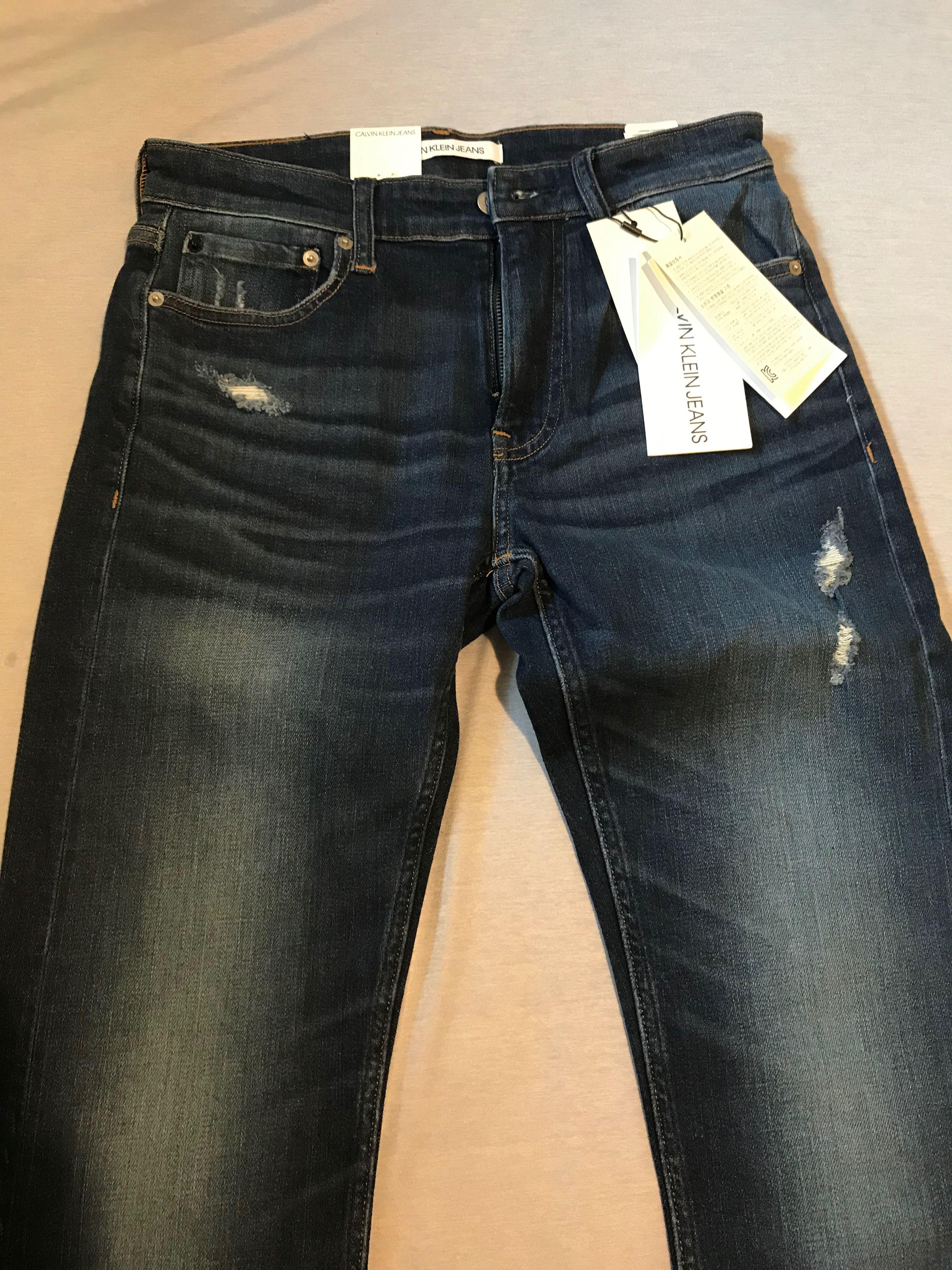 Klein jeans slim CKJ026 29腰牛仔褲, 男裝, 牛仔褲- Carousell