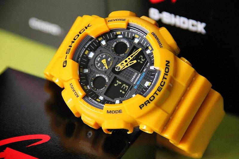 G shock ga 100 bumblebee best sale