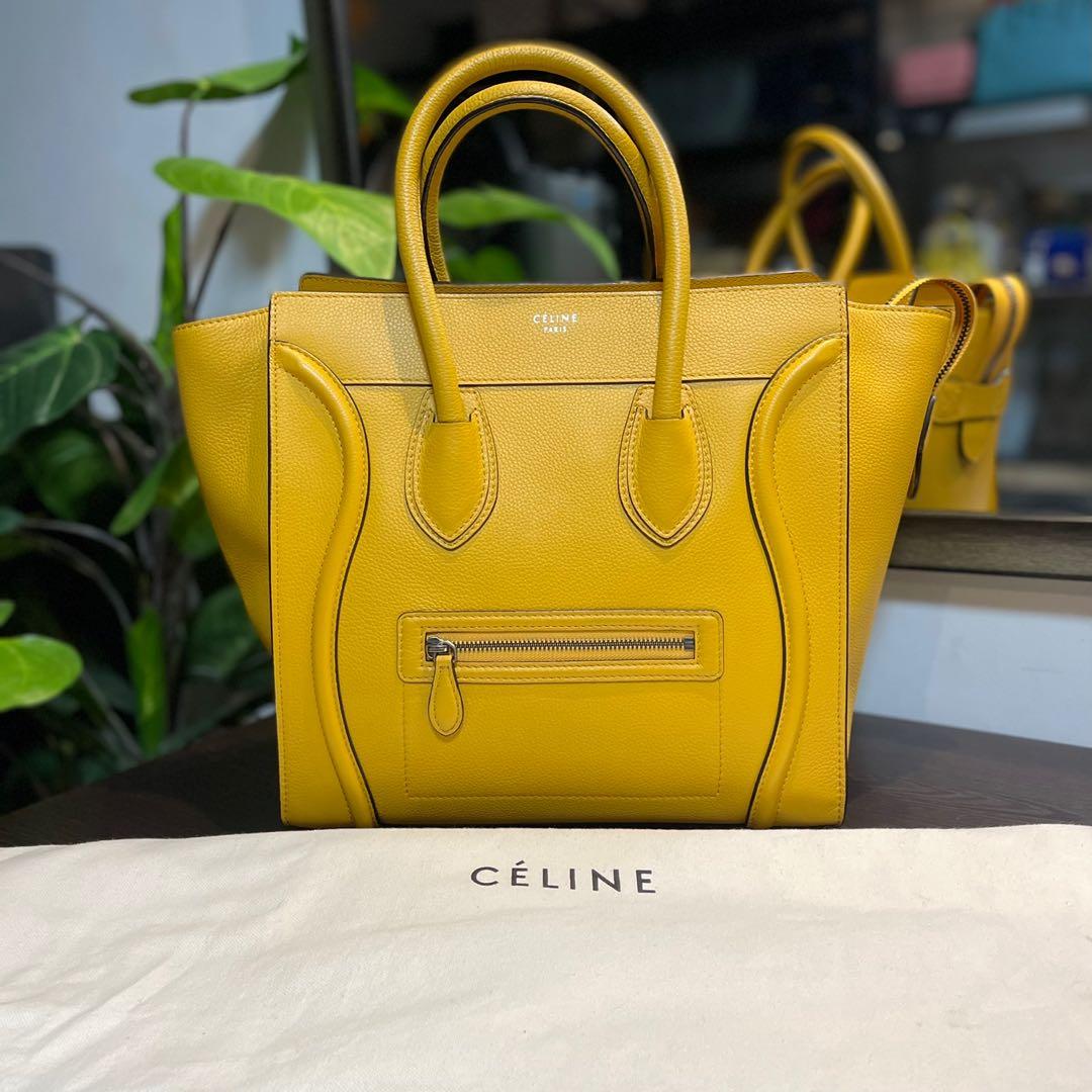 Celine shop luggage yellow