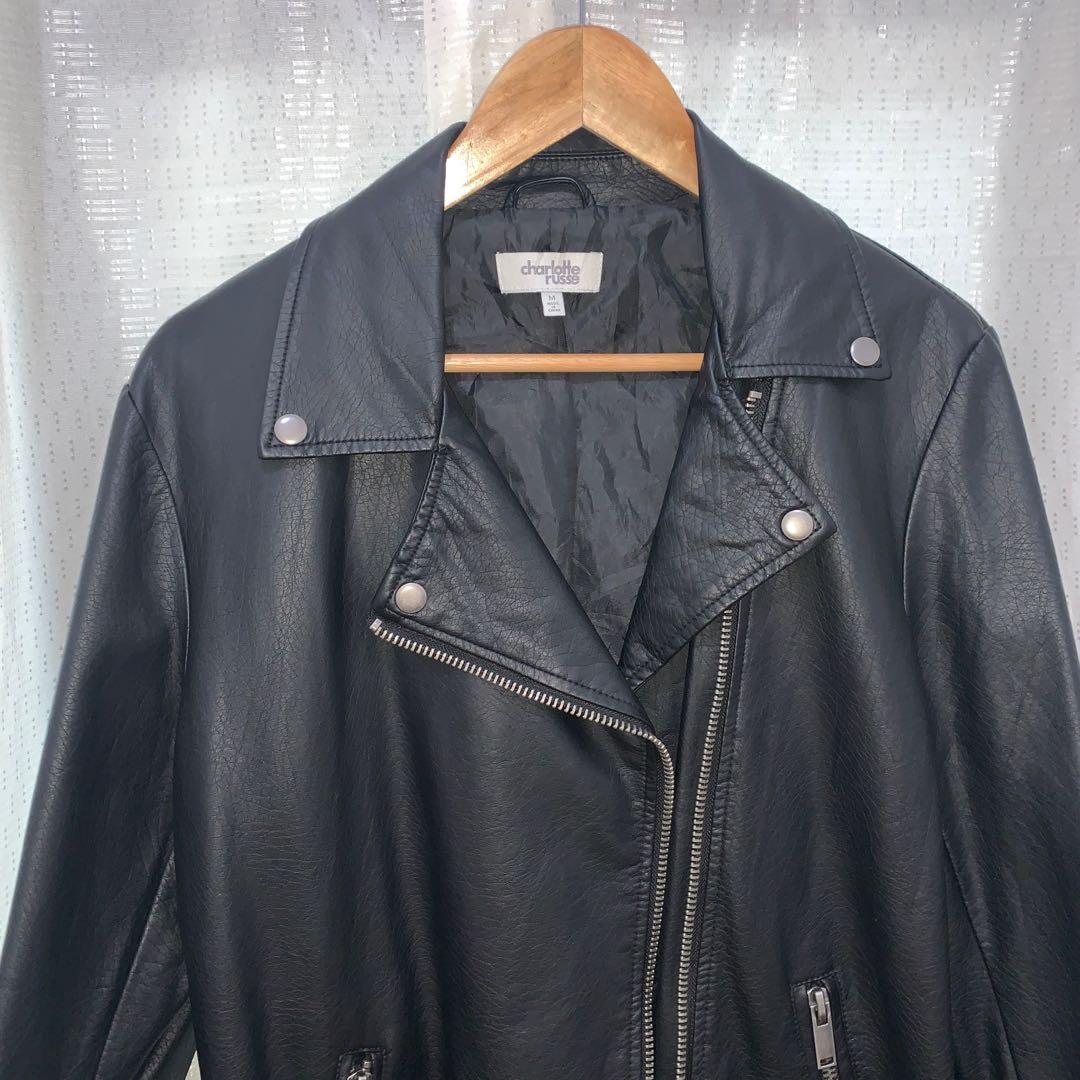Charlotte russe on sale faux leather jacket