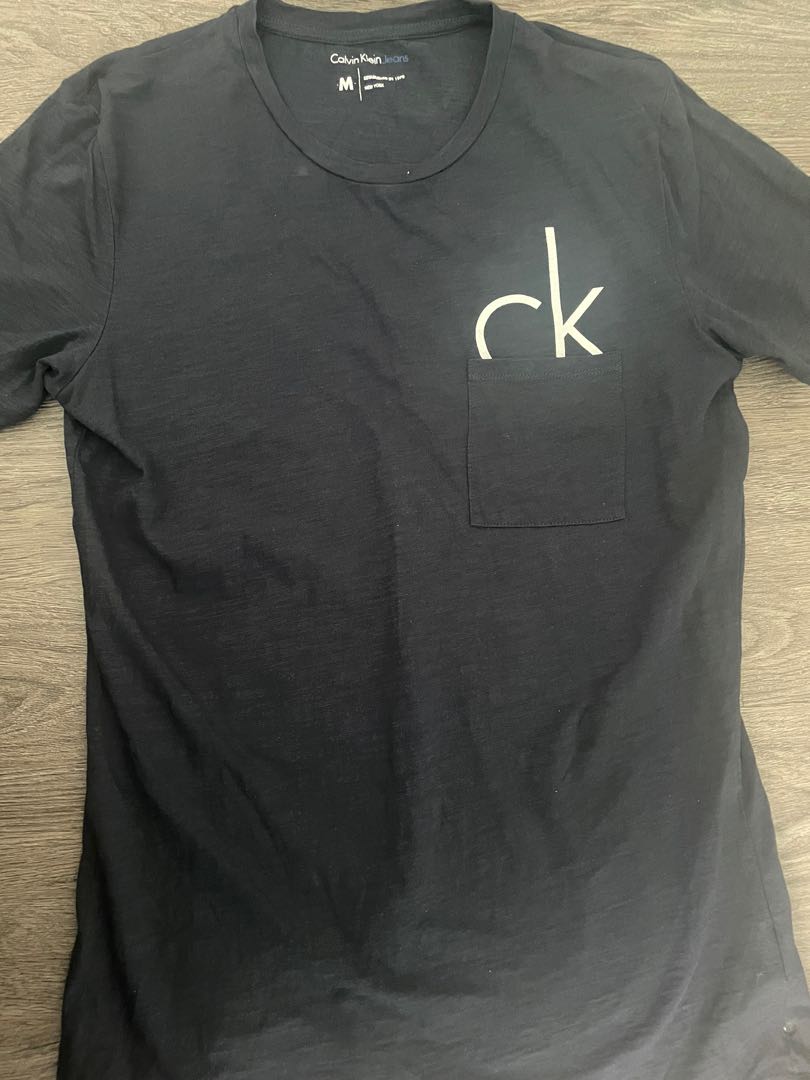CK (bought from Paris outlet store) L size, Men's Fashion, Tops & Sets,  Tshirts & Polo Shirts on Carousell