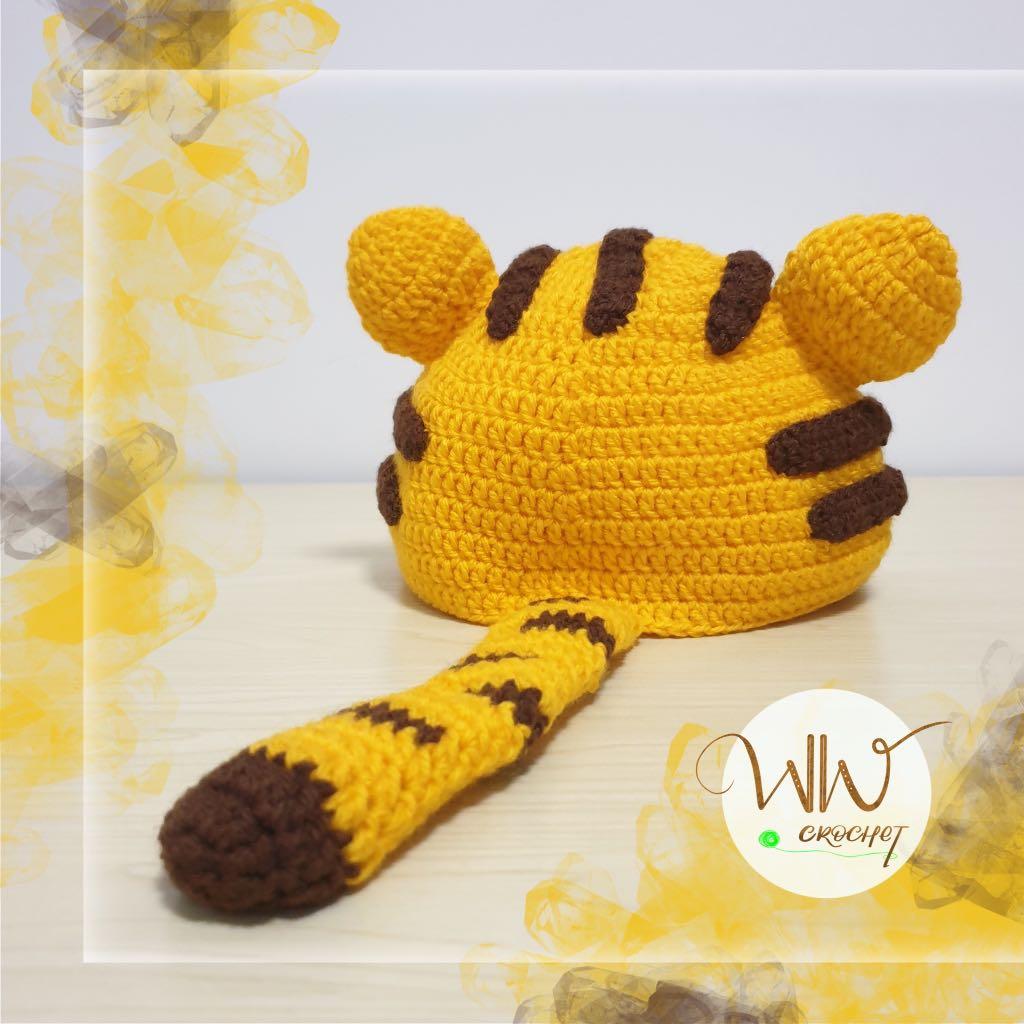 Crochet Tiger Baby Hat🐯, 2022 Tiger 