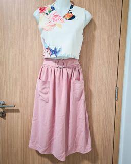 Crop Top and Midi Skirt