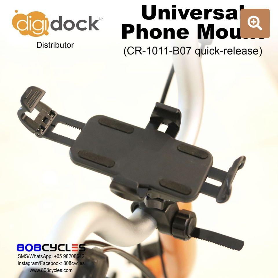 Digidock Brompton Phone Mount, Mobile Phones & Gadgets, Mobile & Gadget