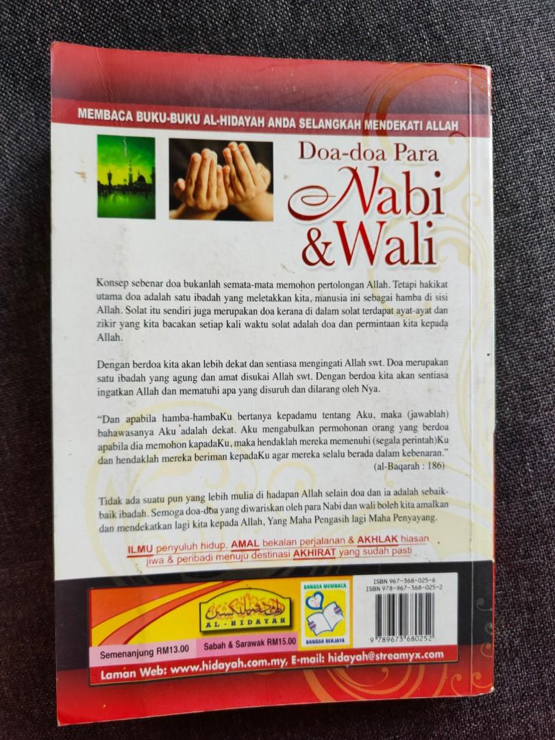 Doa Doa Para Nabi Andwali Hobbies And Toys Books And Magazines Storybooks