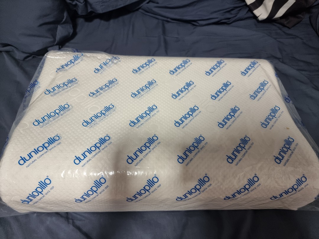 Dunlopillo natural latex pillow authentic, Furniture & Home Living