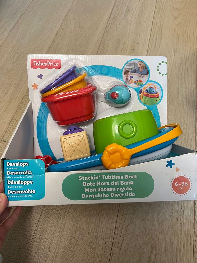 Fisher price top stackin tubtime boat