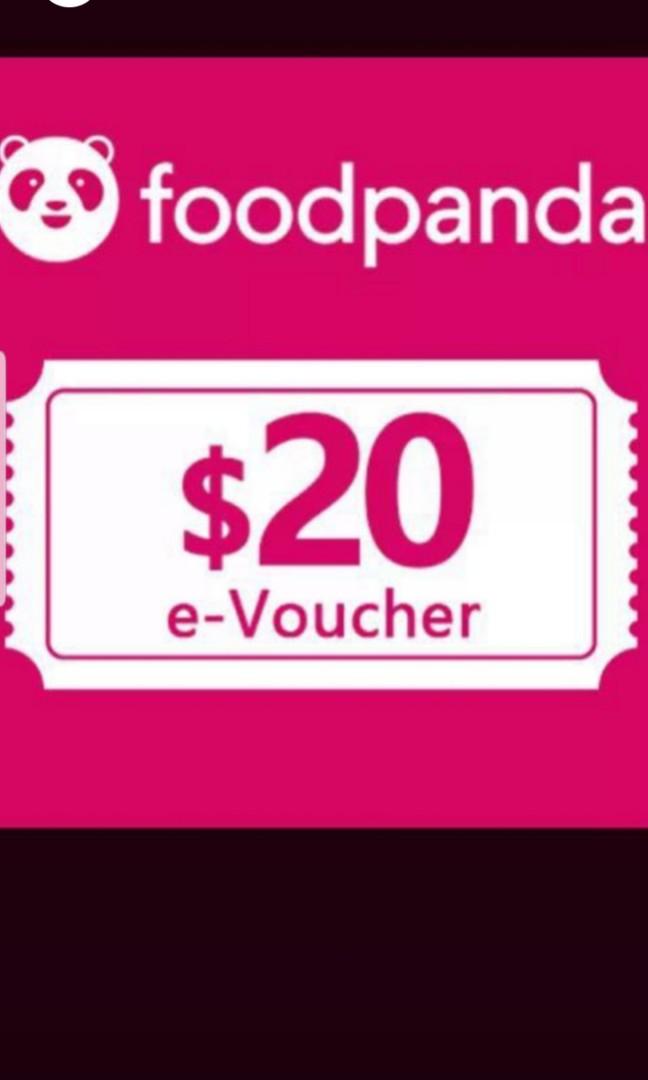 Foodpanda 10 food panda voucher/10 panda mart vouchers, Tickets & Vouchers, Vouchers on Carousell