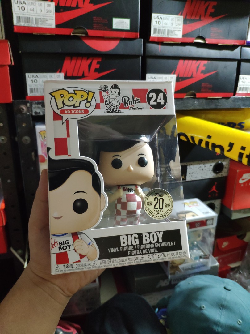 Funko Pop Ad Icons Bob's Big Boy 20th Anniversary Sticker