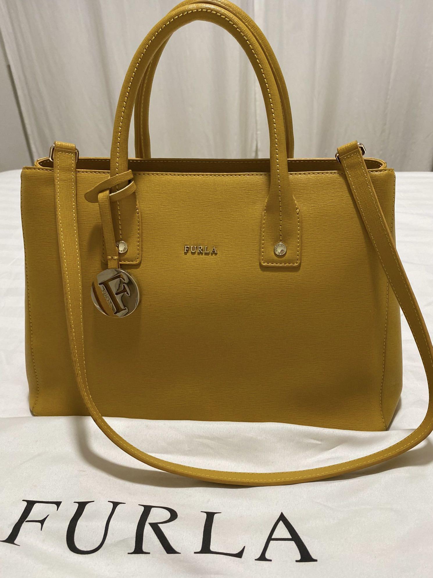 Furla mustard bag deals
