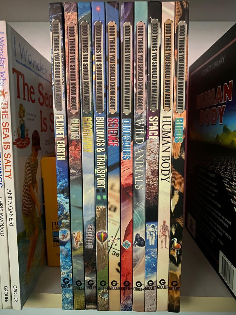 Grolier “1000 Things You Should Know About” Book Set, Hobbies & Toys ...