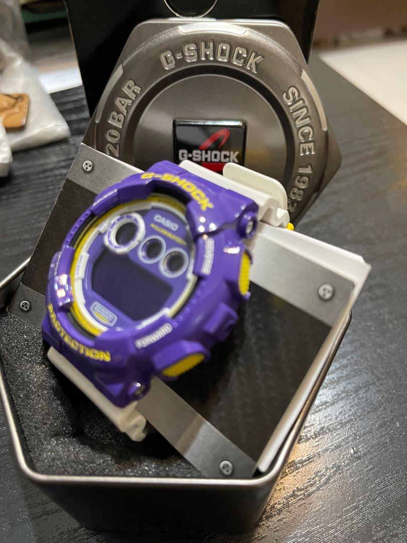 G Shock GD 120CS 6DR Purple White Resin Men s Fashion Watches