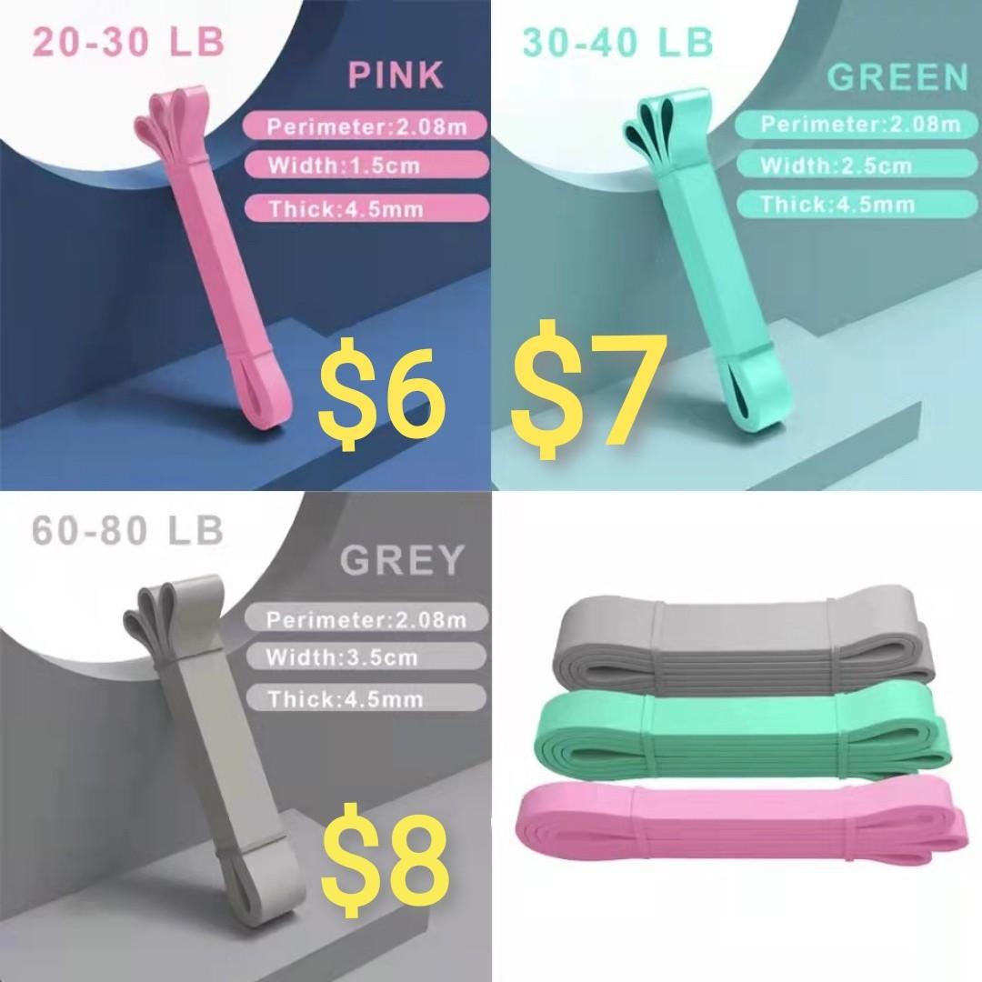 Resistance band heavy duty outlet