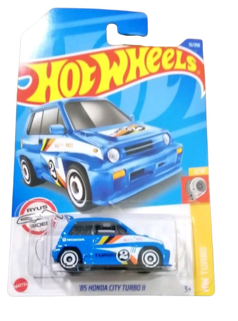 Hotwheels Blue 85 Honda City Turbo II Case F 2022 Local Card