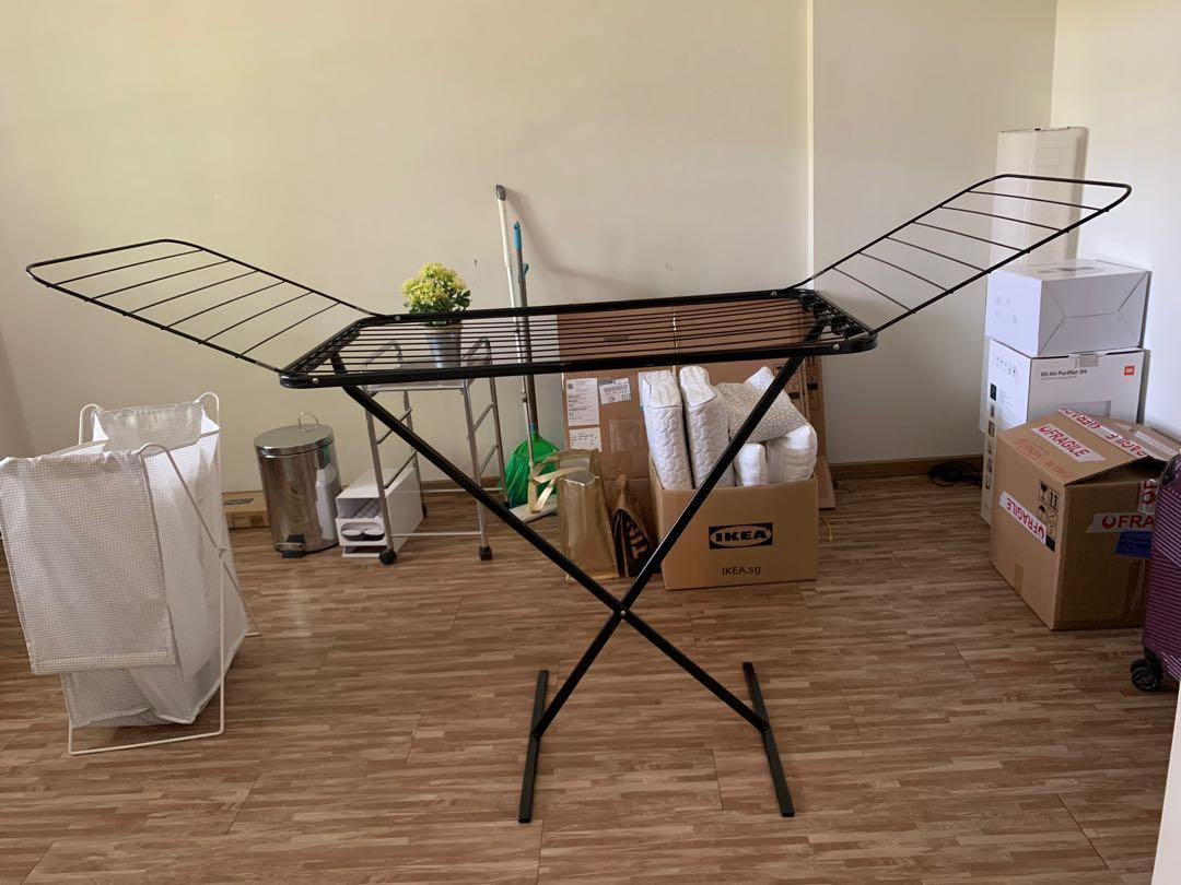 IKEA clothes drying rack, Furniture & Home Living, Furniture, Shelves