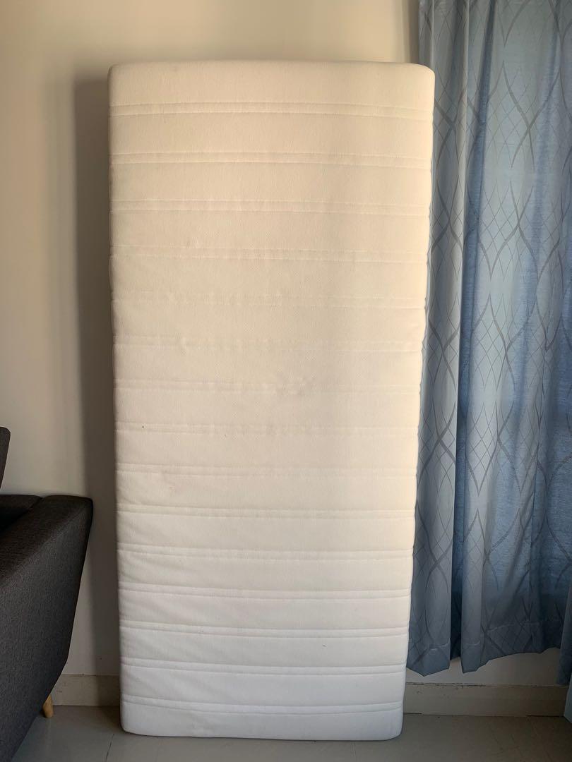 IKEA Malvik Mattress, Furniture & Home Living, Furniture, Bed Frames & Mattresses on Carousell