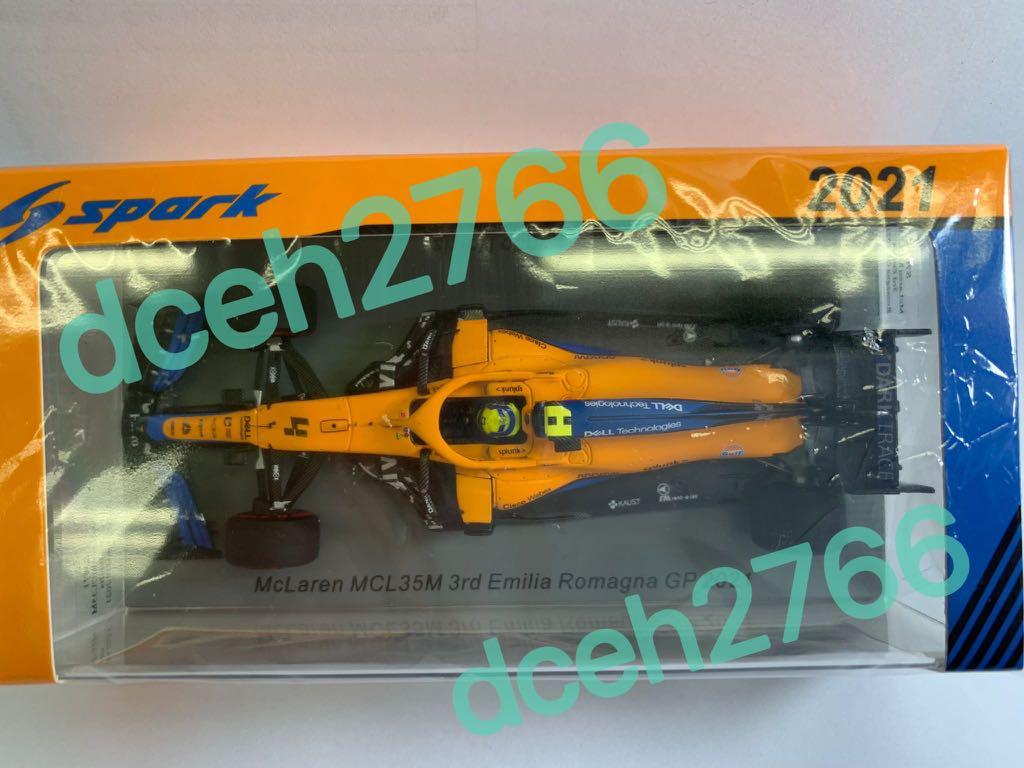 現貨IN STOCK) 2021 1:43 Spark Lando Norris McLaren MCL35M #4 3rd 