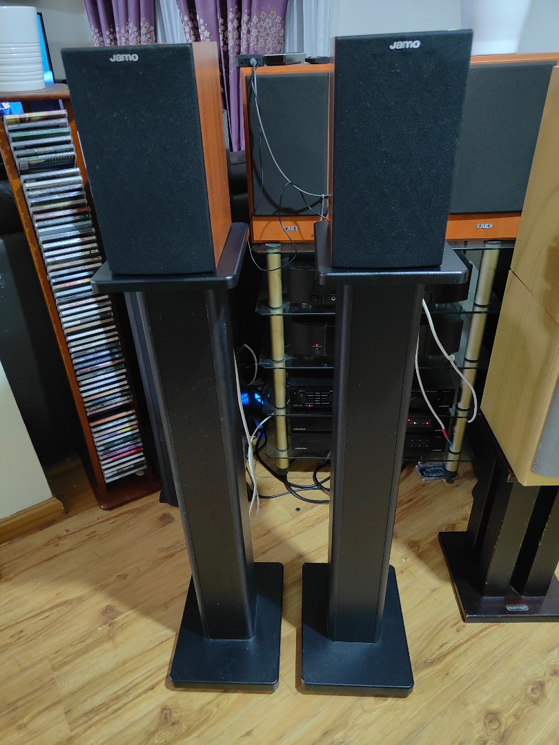 Jamo bookshelf speaker c/w stand, Audio, Soundbars, Speakers