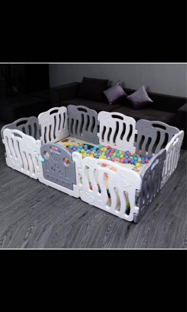 Kids Play Pen 9 1 Blocks Babies Kids Baby Nursery Kids Furniture Other Kids Furniture On Carousell