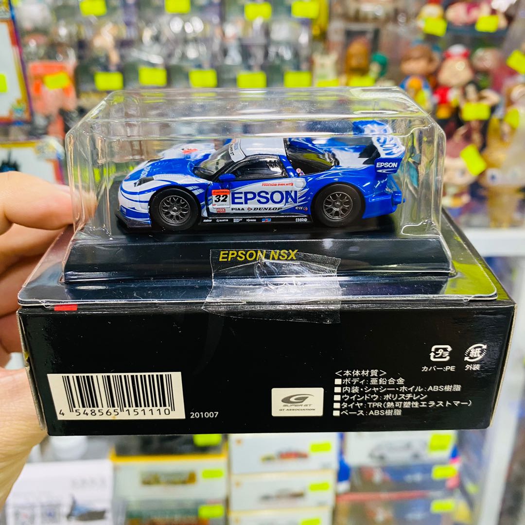 Kyosho 1:64 Die-cast Model Car Epson NSX 京商本田Honda NSX落場版