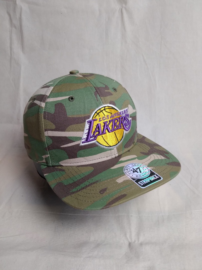 Camo lakers online hat