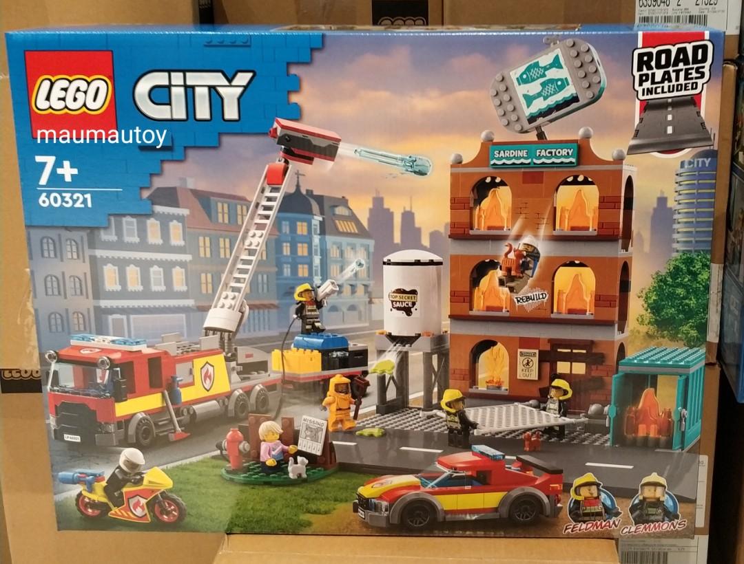 Lego 60321 City Fire Brigade, 興趣及遊戲, 玩具 & 遊戲類 - Carousell