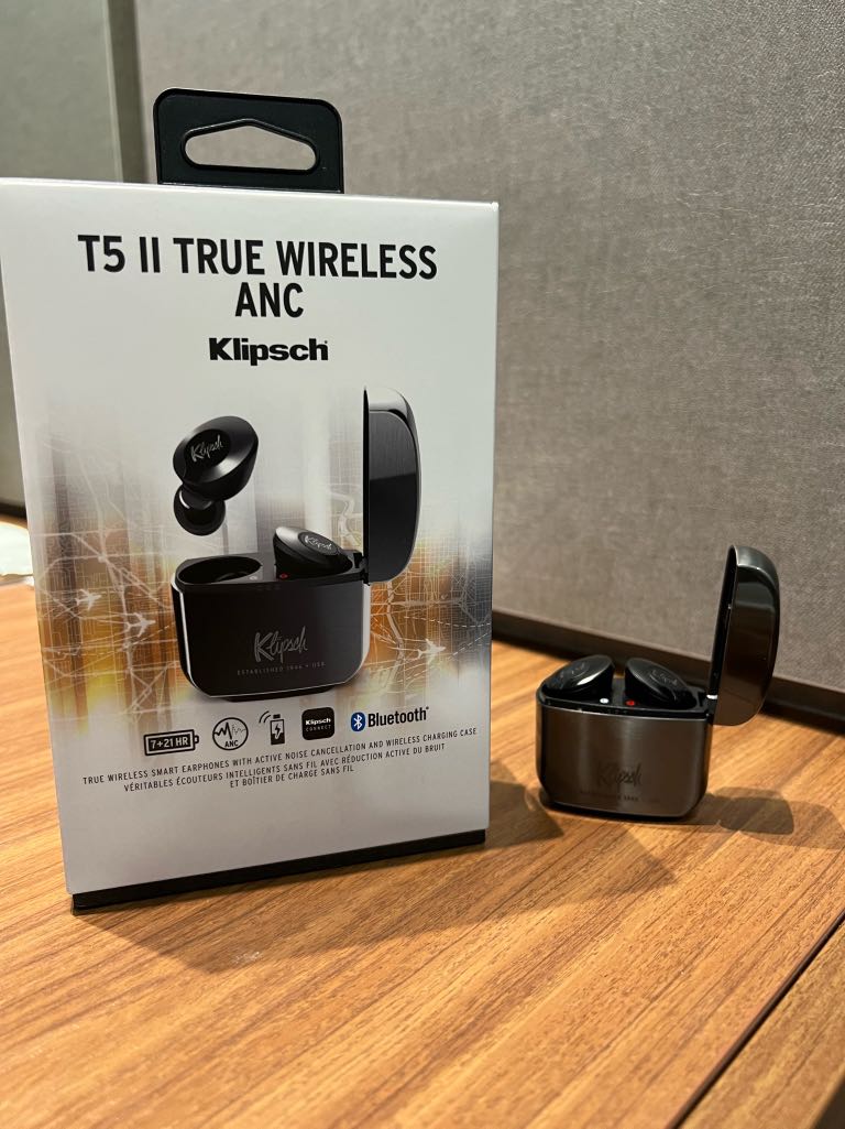 LNIB Klipsch T5 II True Wireless ANC Audio Earphones on Carousell