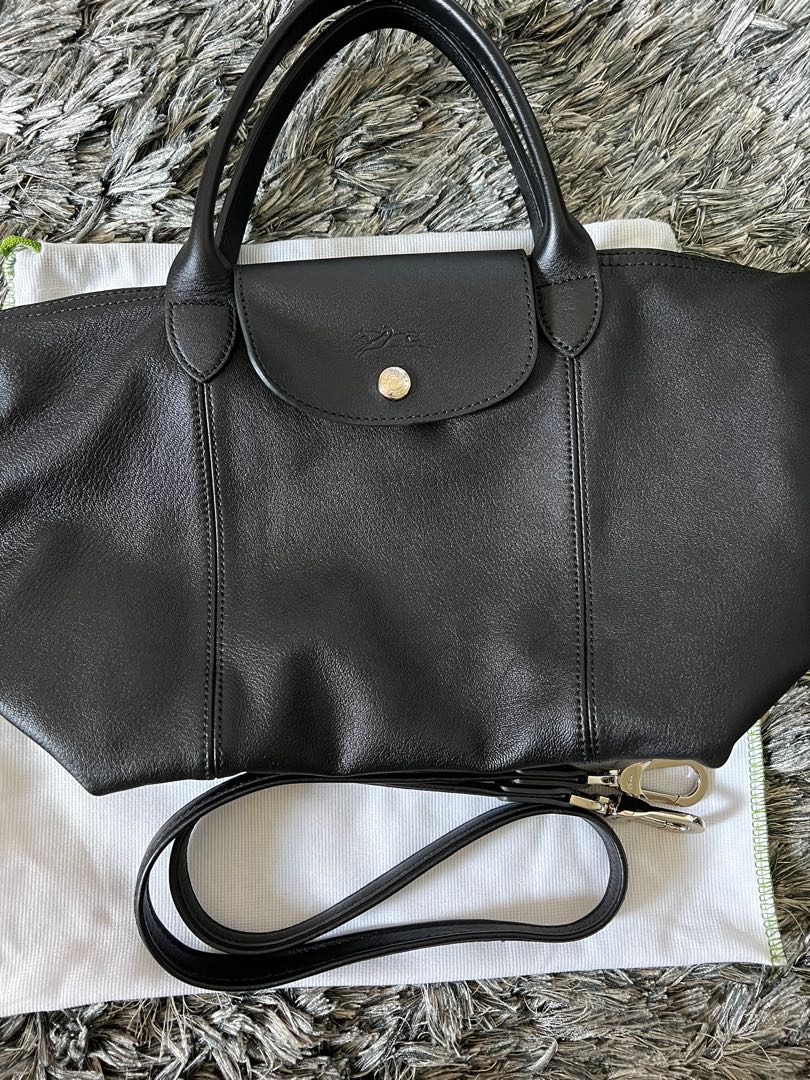 Longchamp cuir size s in black #nouchiko #nouchikoshopping #longchamp  #longchampthailand #longchampcuir