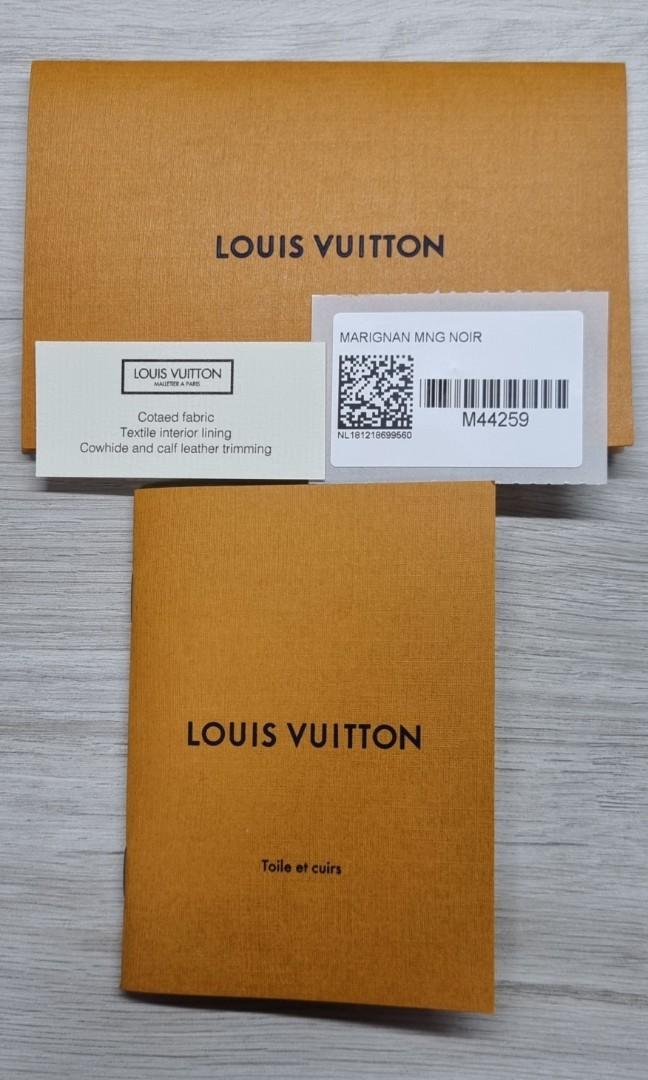 Louis Vuitton M44259 Marignan Monogram Canvas Noir