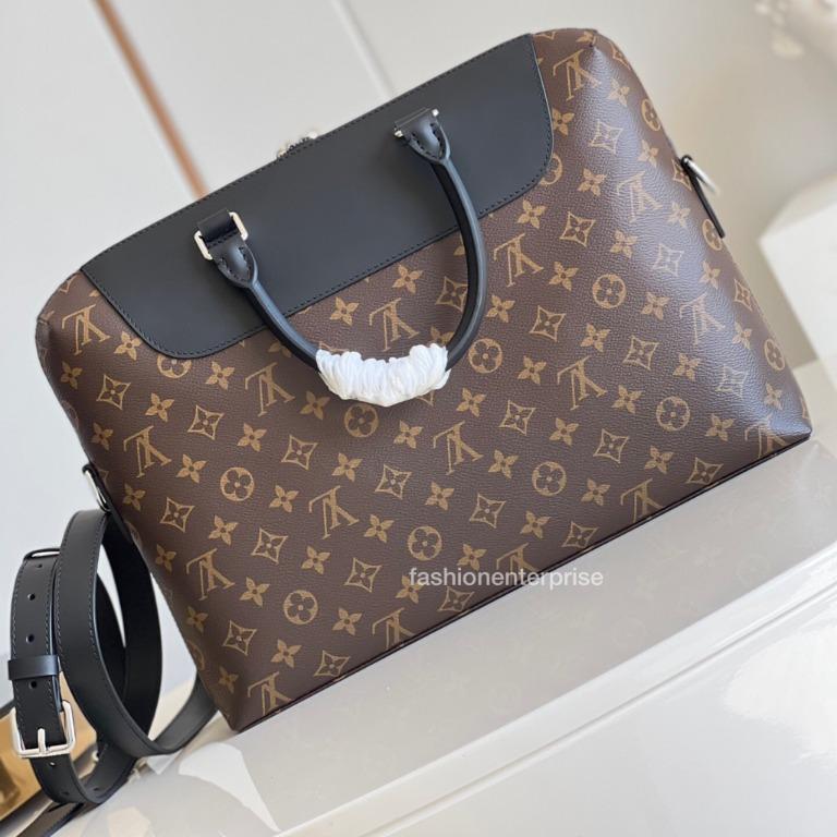 Louis Vuitton Pre-owned Monogram Macassar Porte Document Jour NM Briefcase - Brown