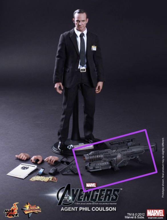 MARVEL THE AVENGERS HOT TOYS 1/6 SCALE MMS189 AGENT PHIL COULSON