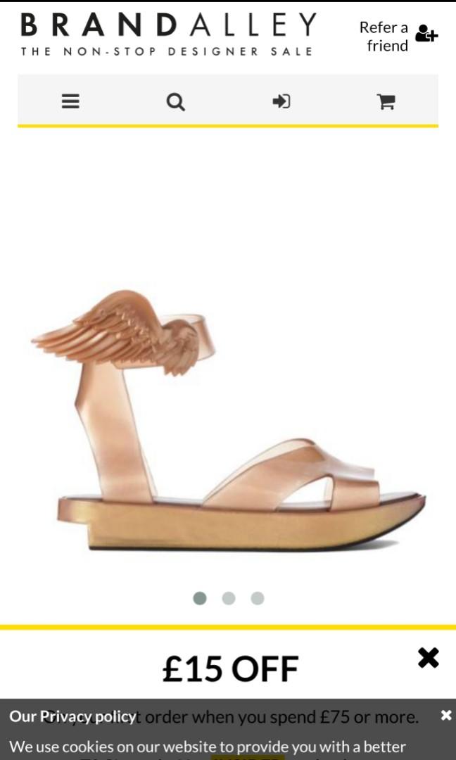 melissa x vivienne westwood anglomania honey sandal