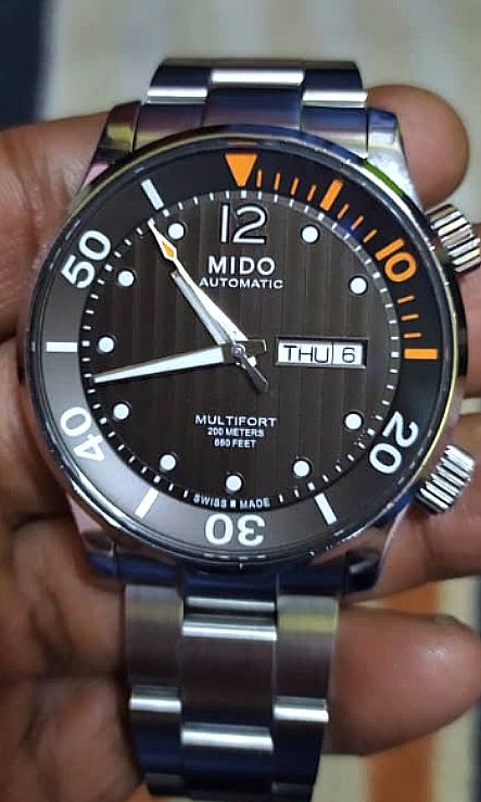 Mido multifort two crowns diver clearance