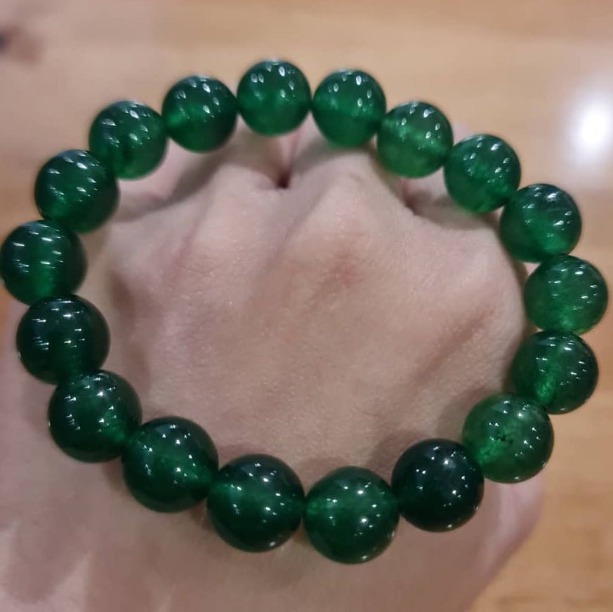 Emerald crystal bracelet hot sale