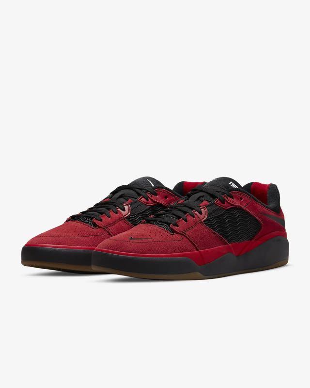 Nike SB Ishod Wair Skateboard Shoes Red US 9