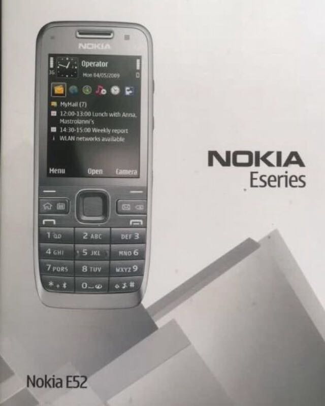 Nokia E52–.B Mobile Phones & Gadgets, Mobile Phones, Early Generation Mobile Phones on Carousell