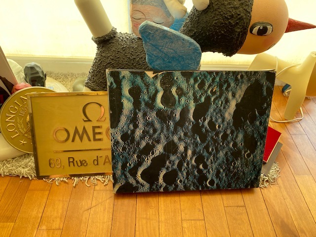 Omega Rare Vintage NASA Photo Kit in Moon Crater Box similar to