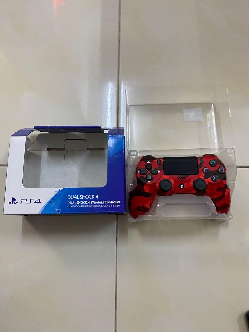 ORIGINAL Sony PS4 DualShock4 Controller Camo Red