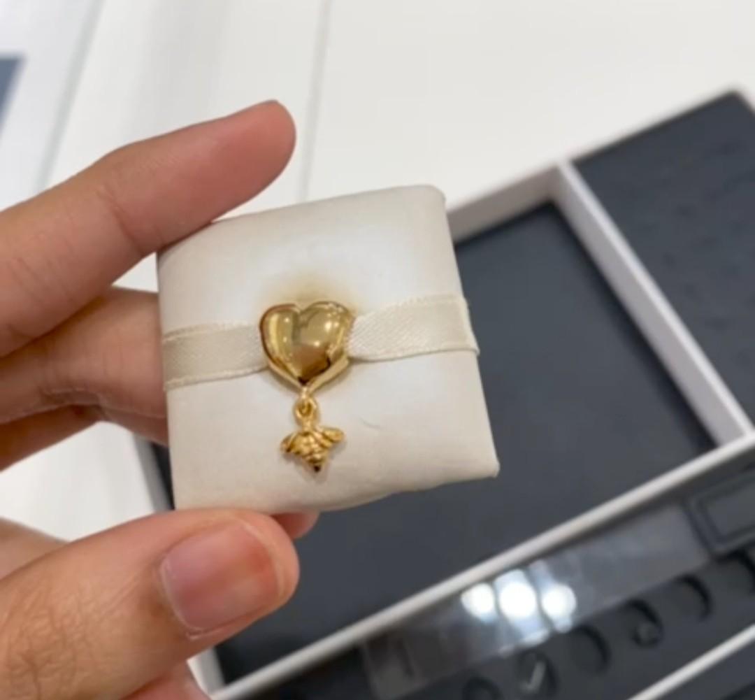 Pandora hearts and bees dangle charm hot sale