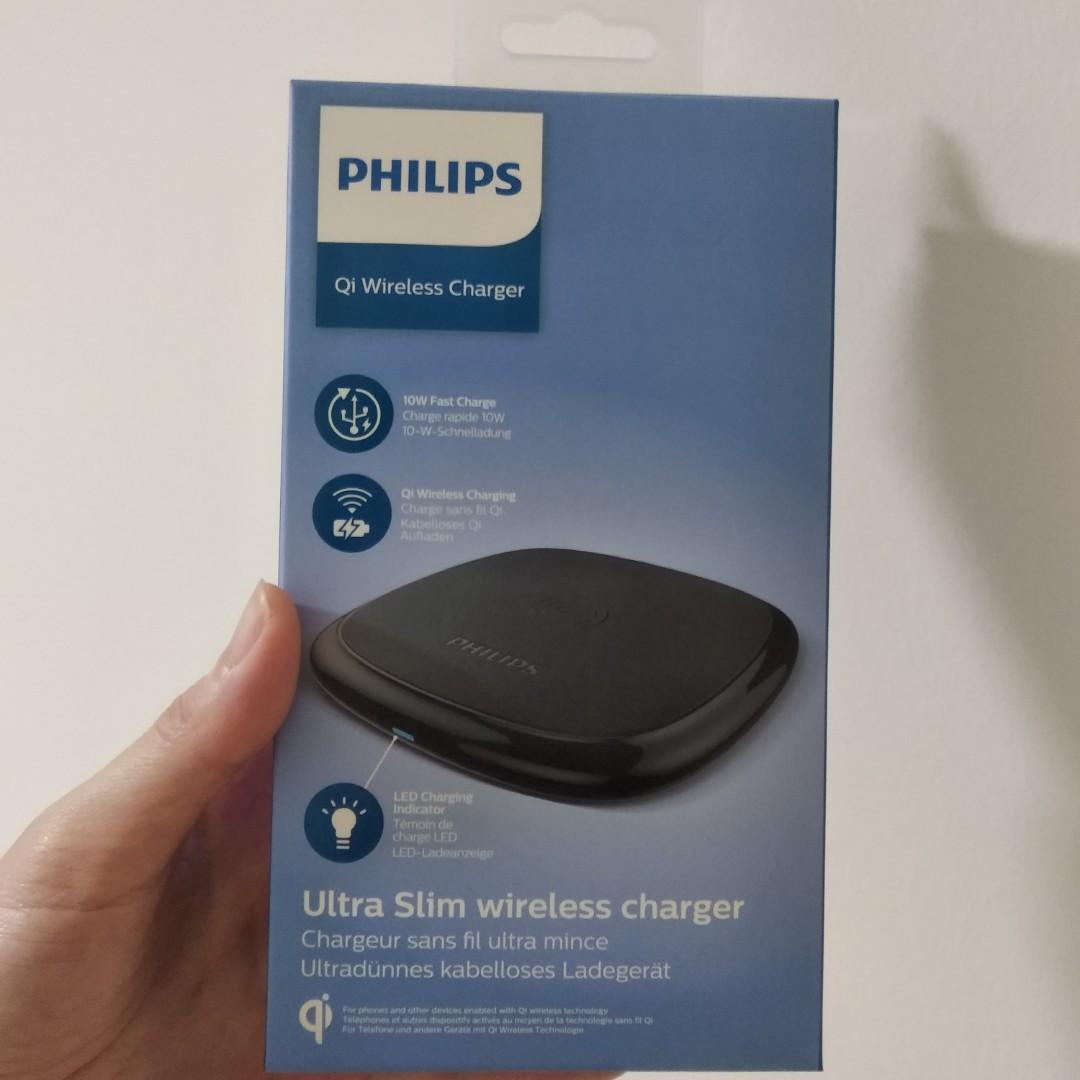 PHILIPS Qi Wireless Charge DLP9210, Mobile Phones & Gadgets, Mobile &  Gadget Accessories, Power Banks & Chargers on Carousell