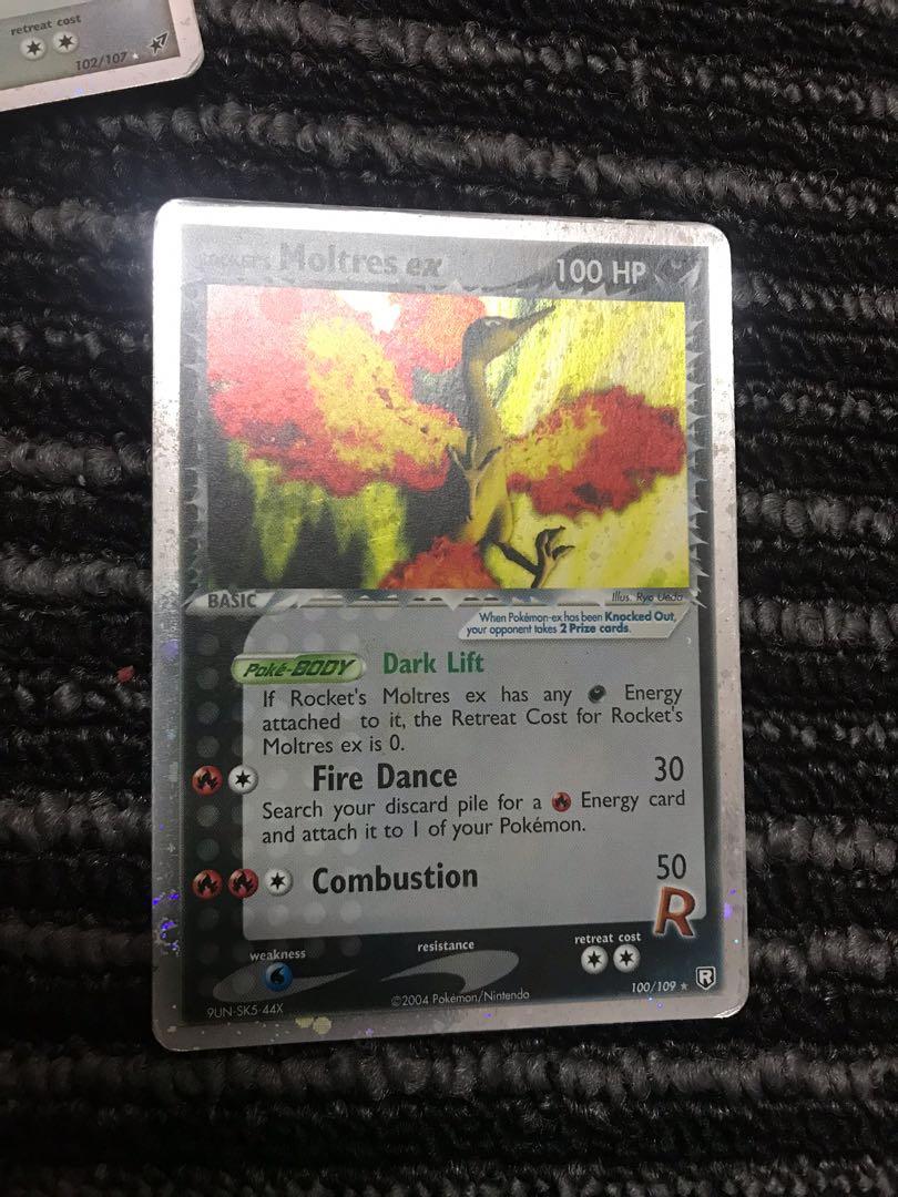 Pokemon Moltres Rocket Tnt Offer Toys Games Board Games Cards On Carousell