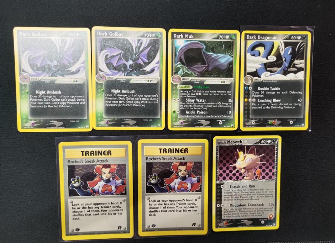 Pokemon Team Rocket Base set plus new ones!, Hobbies & Toys, Toys