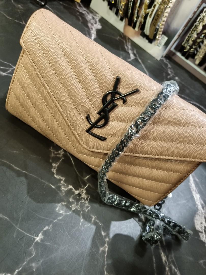 Preloved ysl dusty pink sling chain bag Everything Else on Carousell