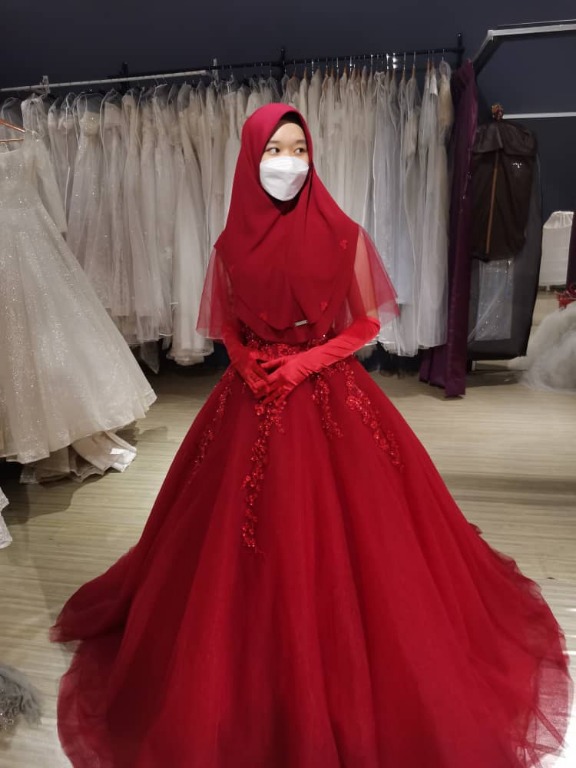 Hijab ball gown top