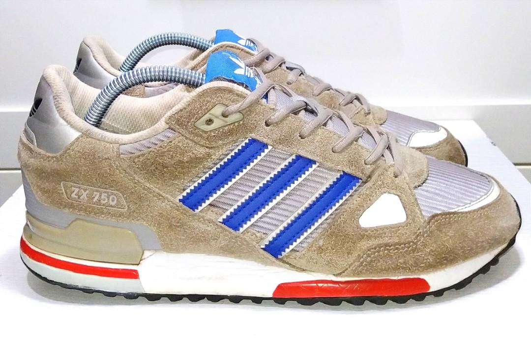Adidas originals zx 750 silver 2025