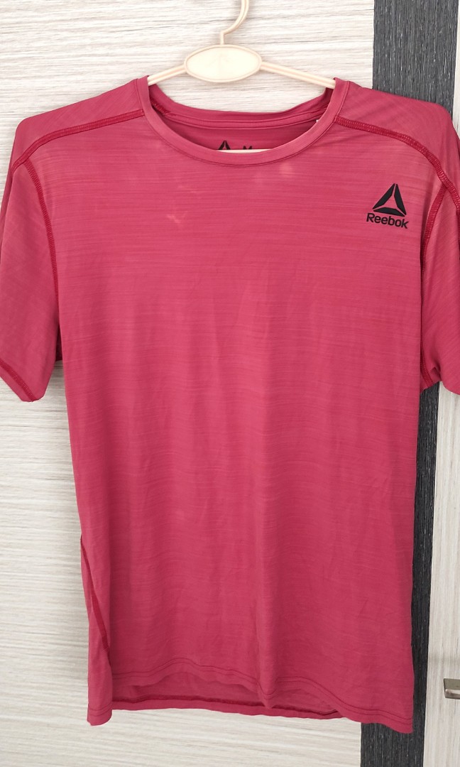 Reebok Men Maroon Dri-fit Tee, Men's 