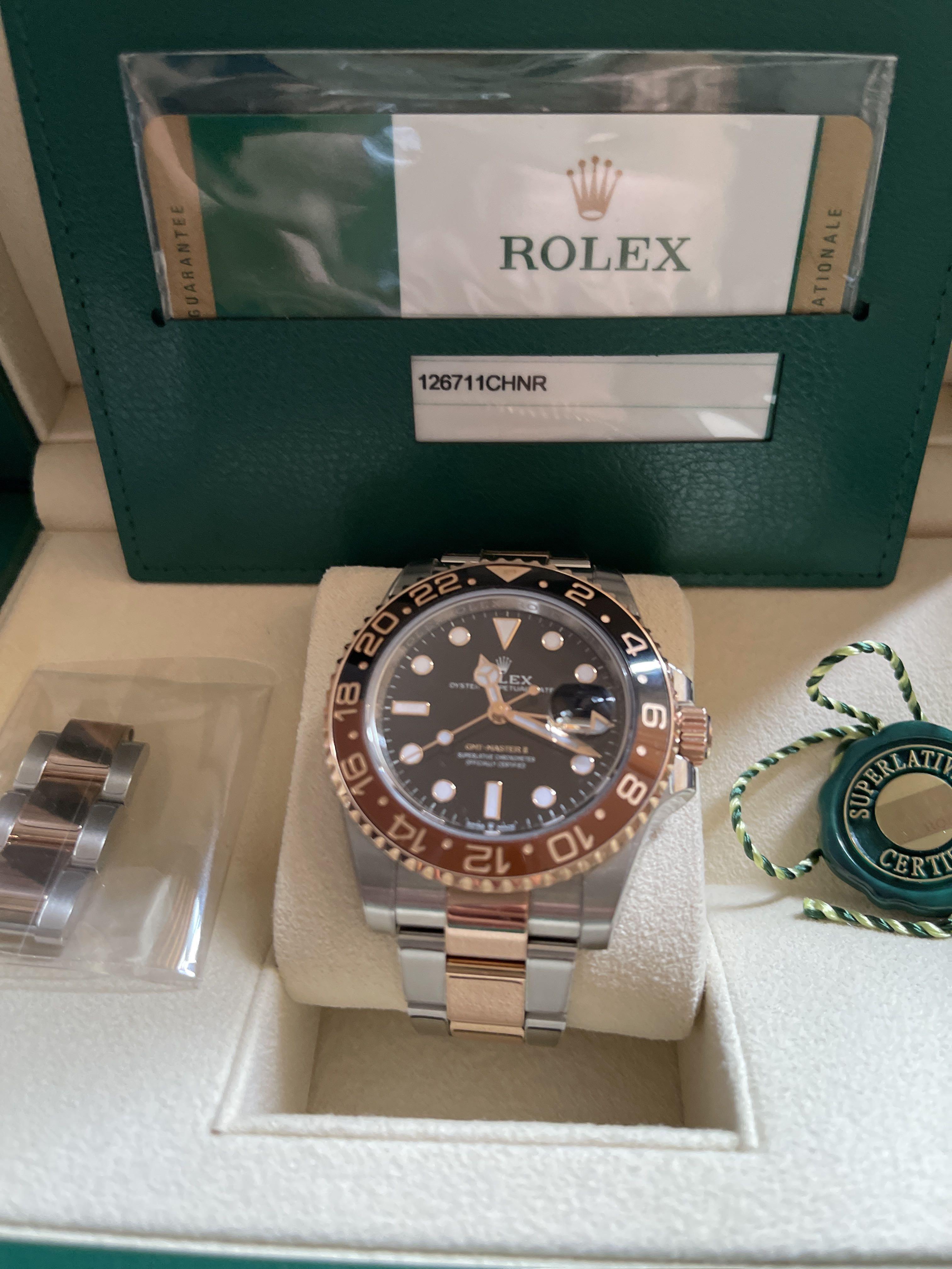 Rolex126711CHNR GMT2 Rootbeer