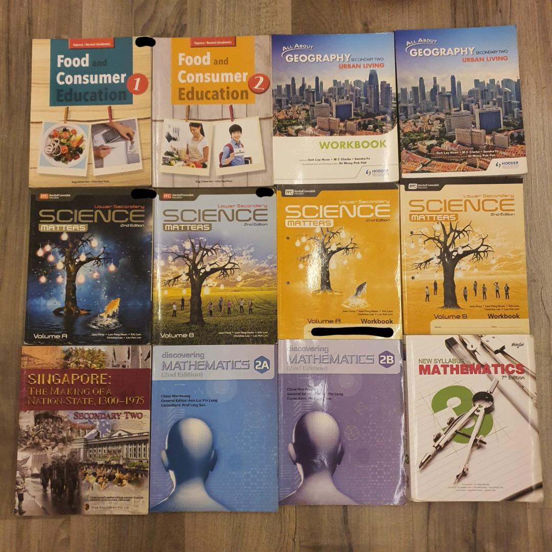 secondary school textbooks (sec 1, sec 2), Hobbies & Toys, Books ...