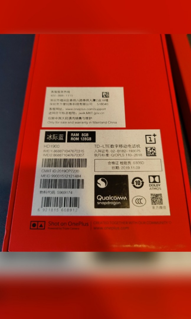 Selling Oneplus 7t Mobile Phones Gadgets Mobile Phones Android Phones Oneplus On Carousell